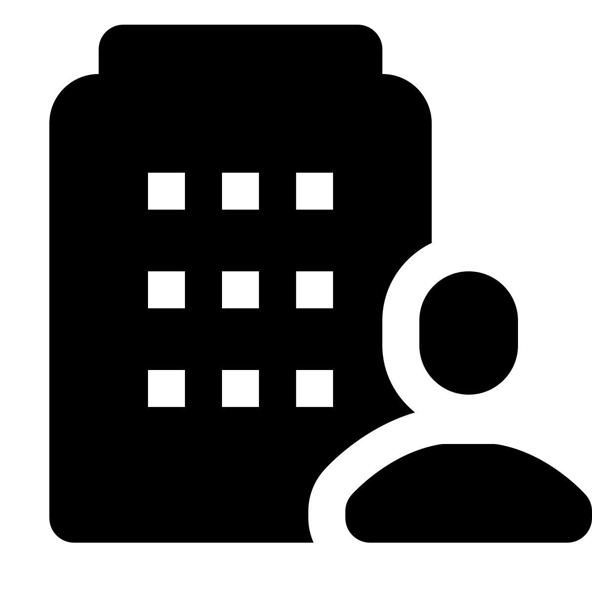 forma thin filled style cliente de empresa icon