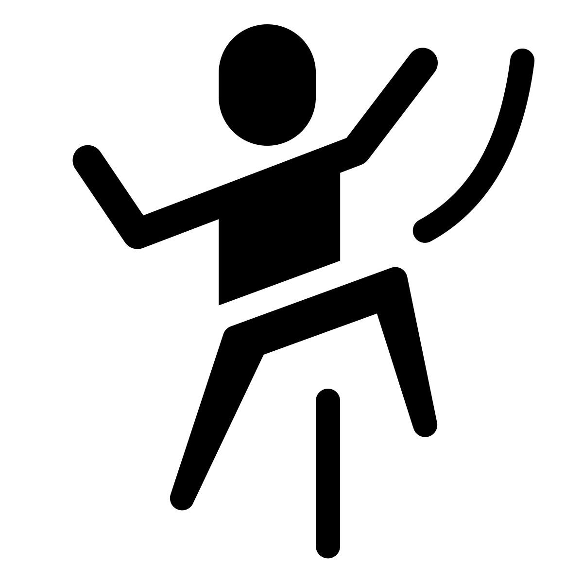 forma thin filled style klettern icon