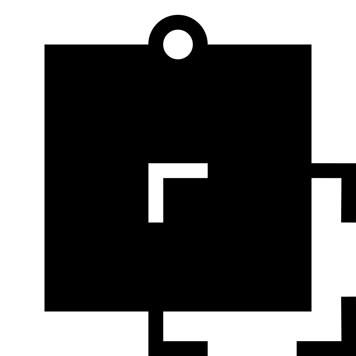 forma thin filled style copiar a portapapeles icon