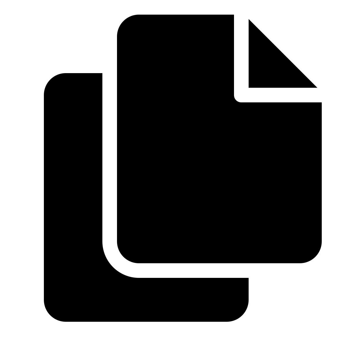 forma thin filled style copy icon