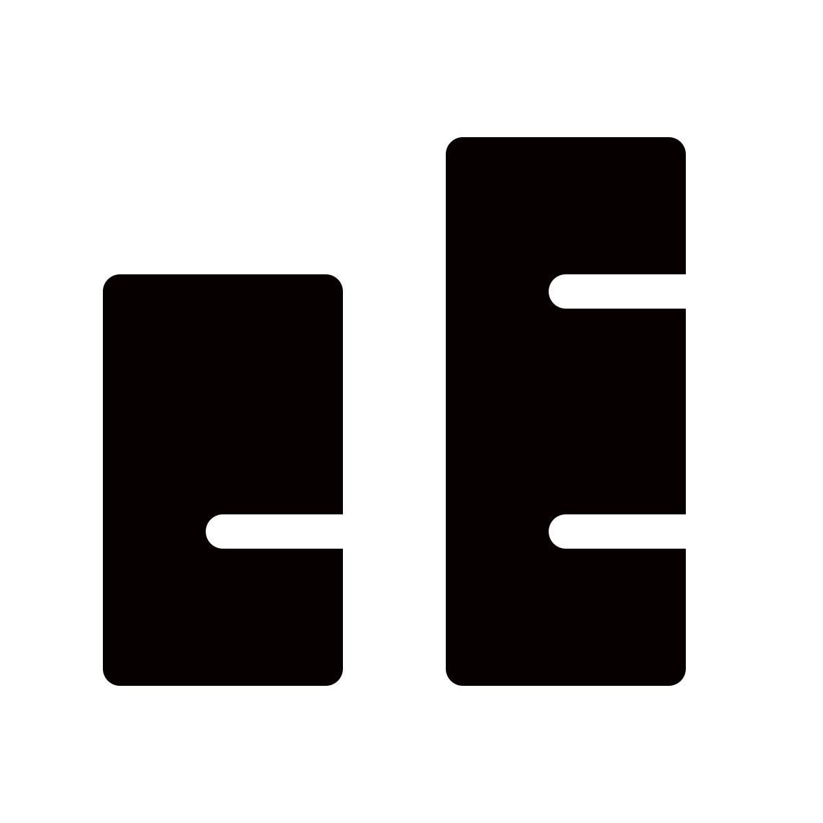 forma thin filled style cursos icon