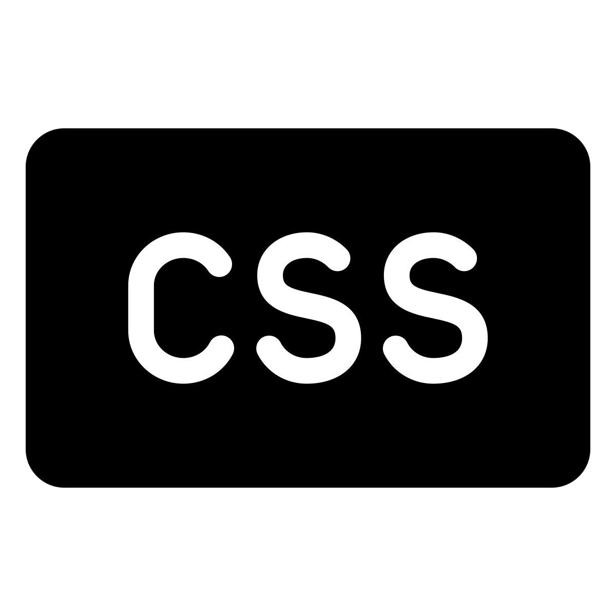 forma thin filled style css icon