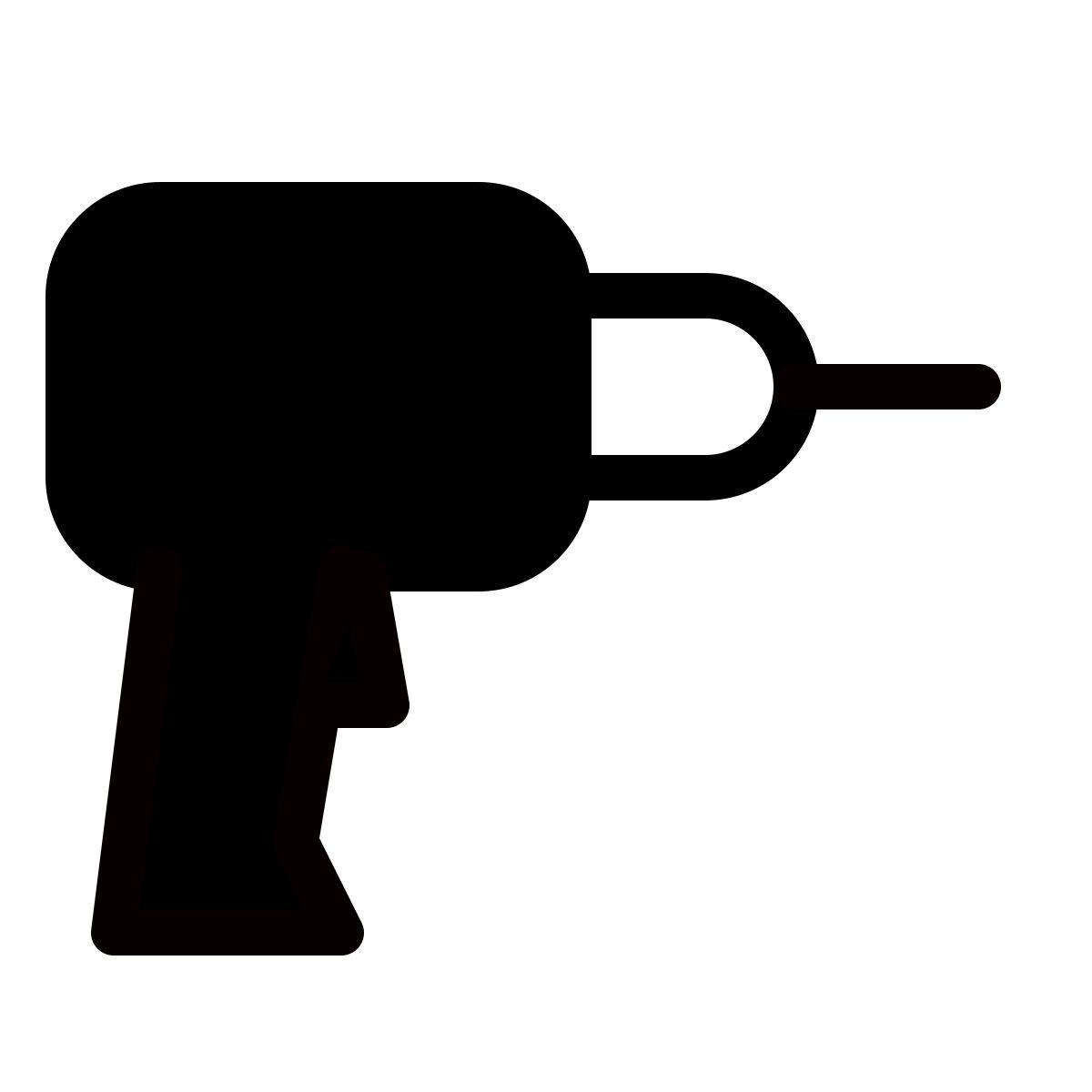 forma thin filled style trapano icon