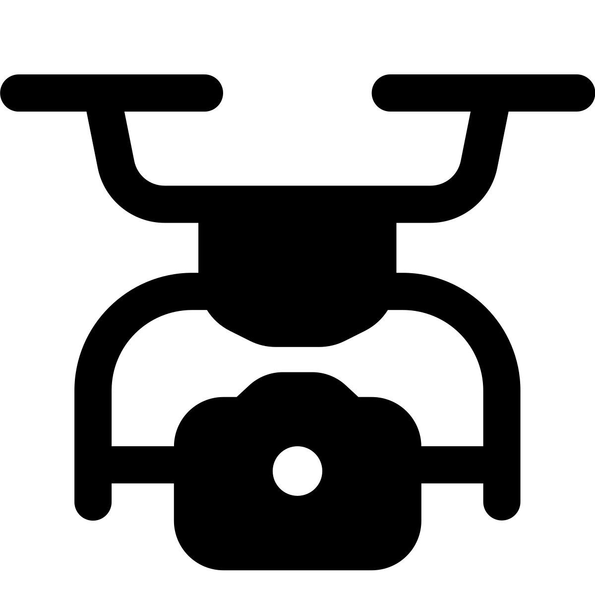 forma thin filled style quadcopter icon