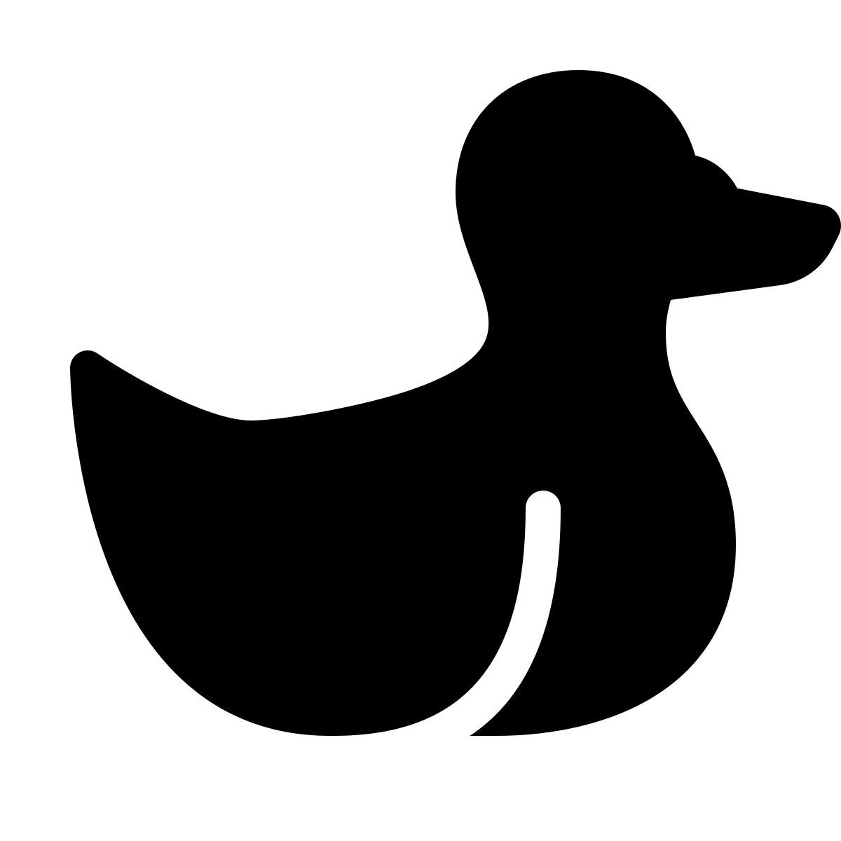 forma thin filled style pato icon