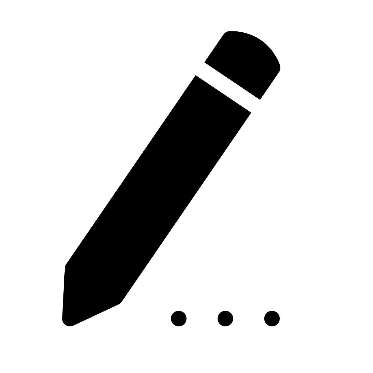 forma thin filled style editar icon