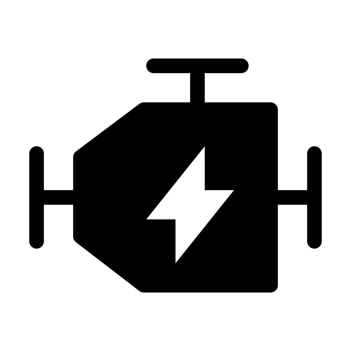 forma thin filled style 엔진 icon