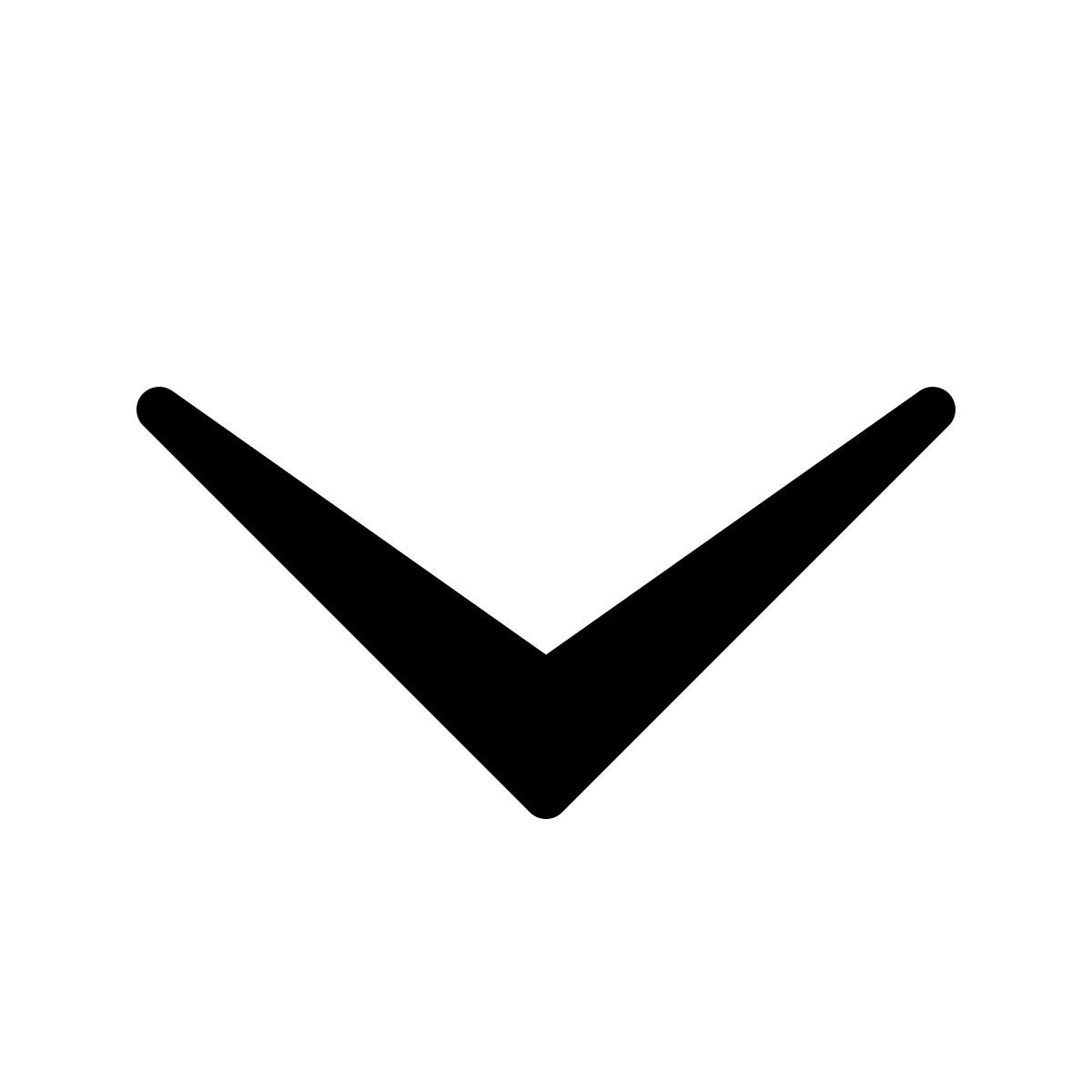 forma thin filled style expand arrow icon