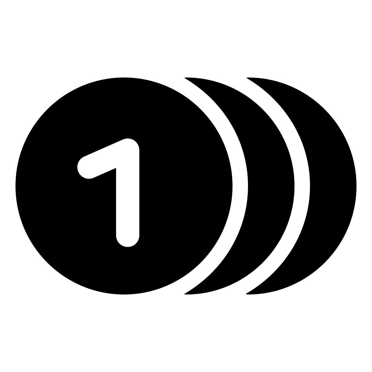 forma thin filled style costoso icon