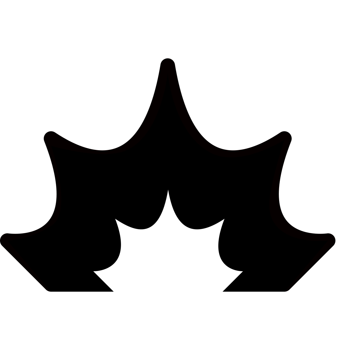 forma thin filled style explosion icon