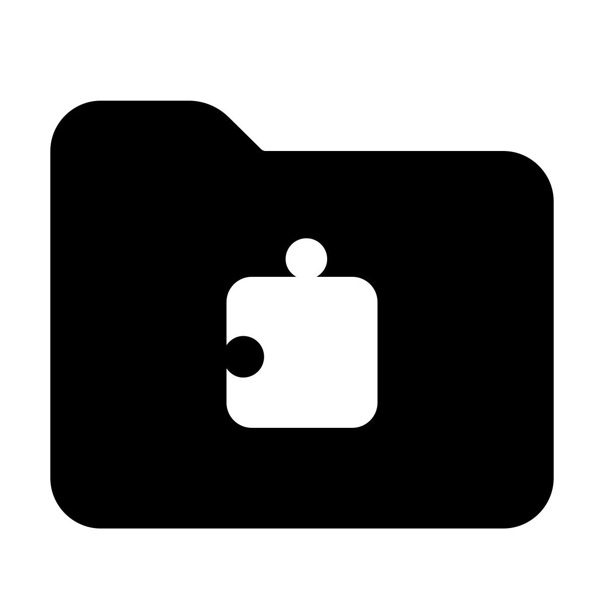 forma thin filled style extensions folder icon