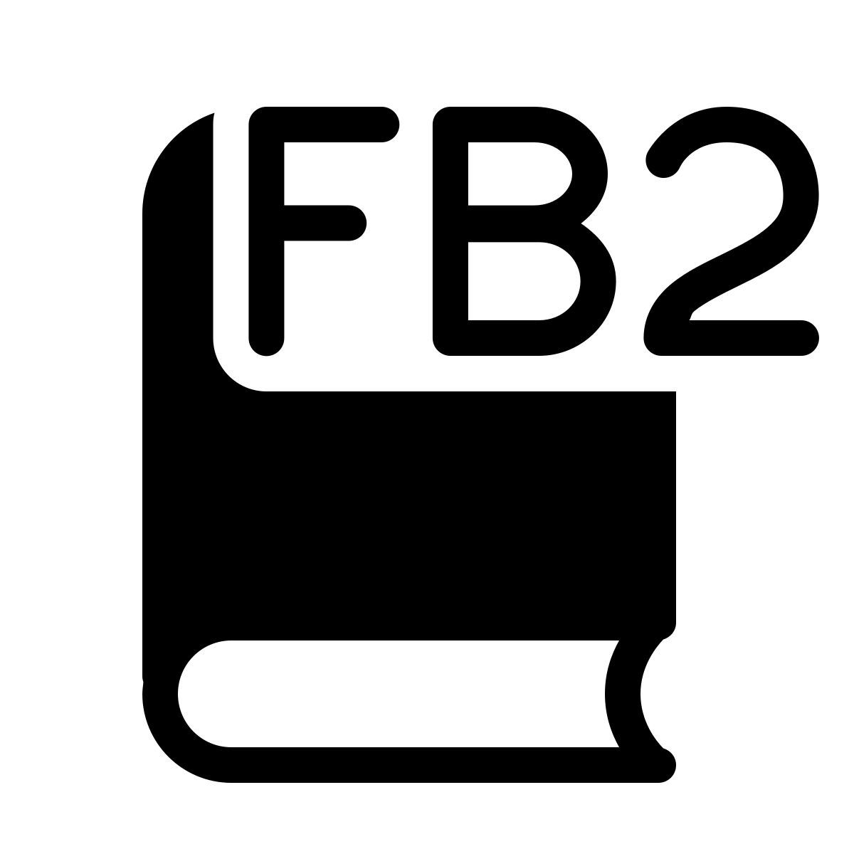 forma thin filled style fb 2 icon