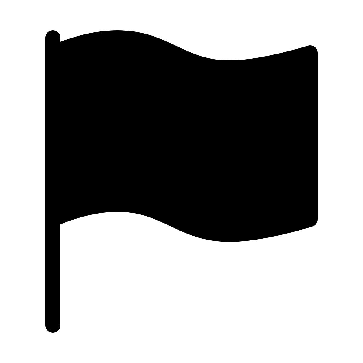 forma thin filled style flag icon