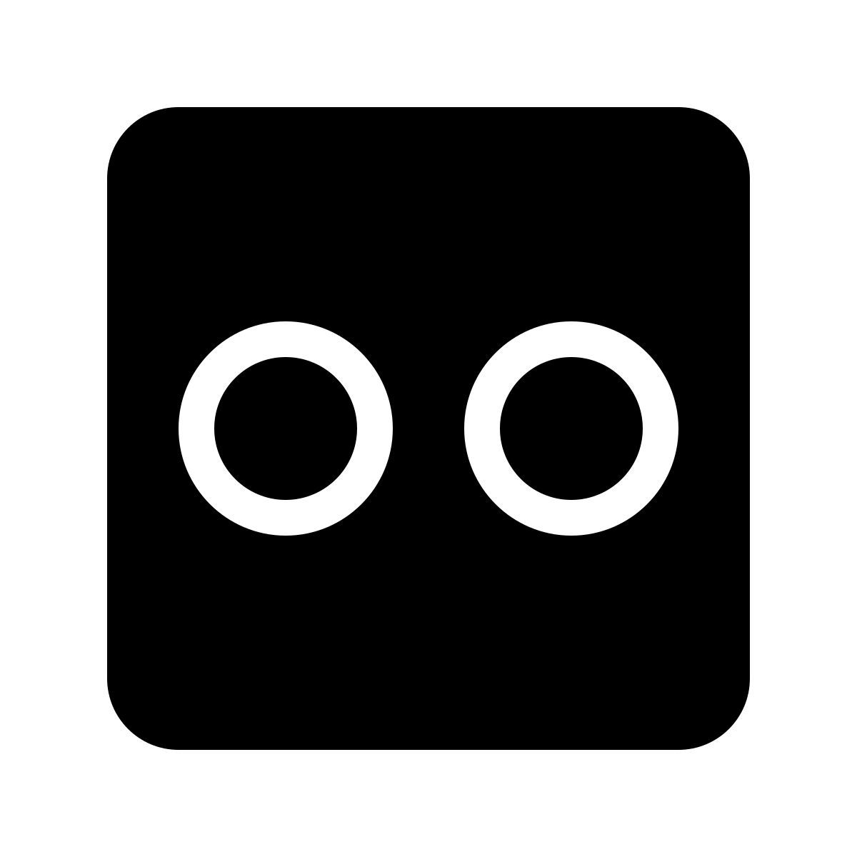 forma thin filled style flickr icon