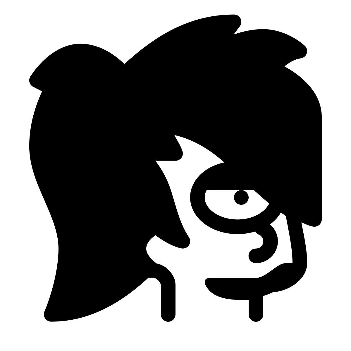 forma thin filled style futurama leela icon