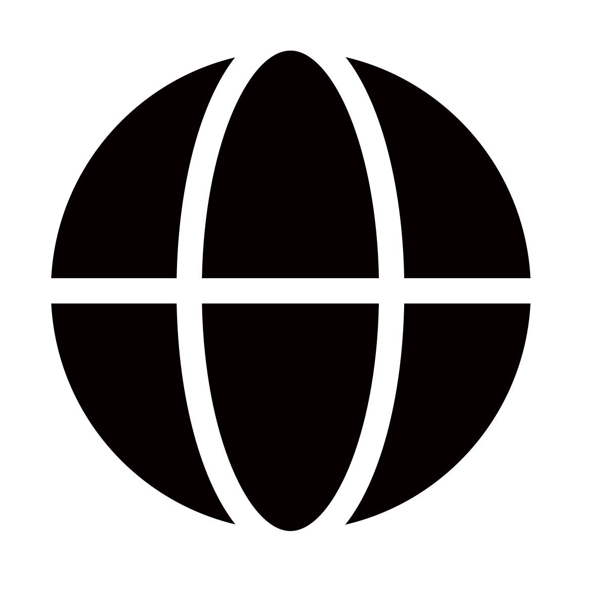 forma thin filled style geografia icon