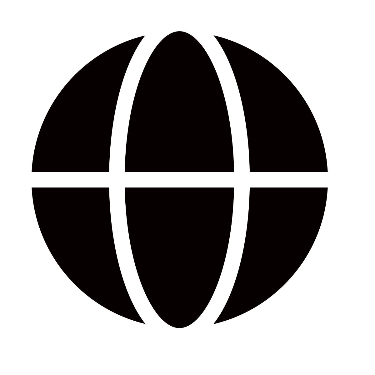 forma thin filled style geography icon