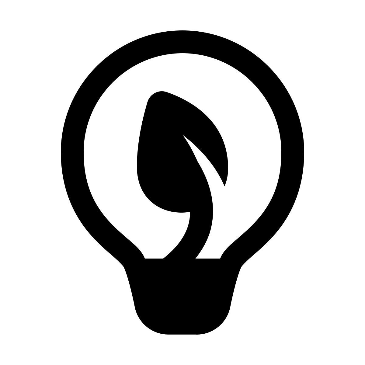 forma thin filled style greentech icon