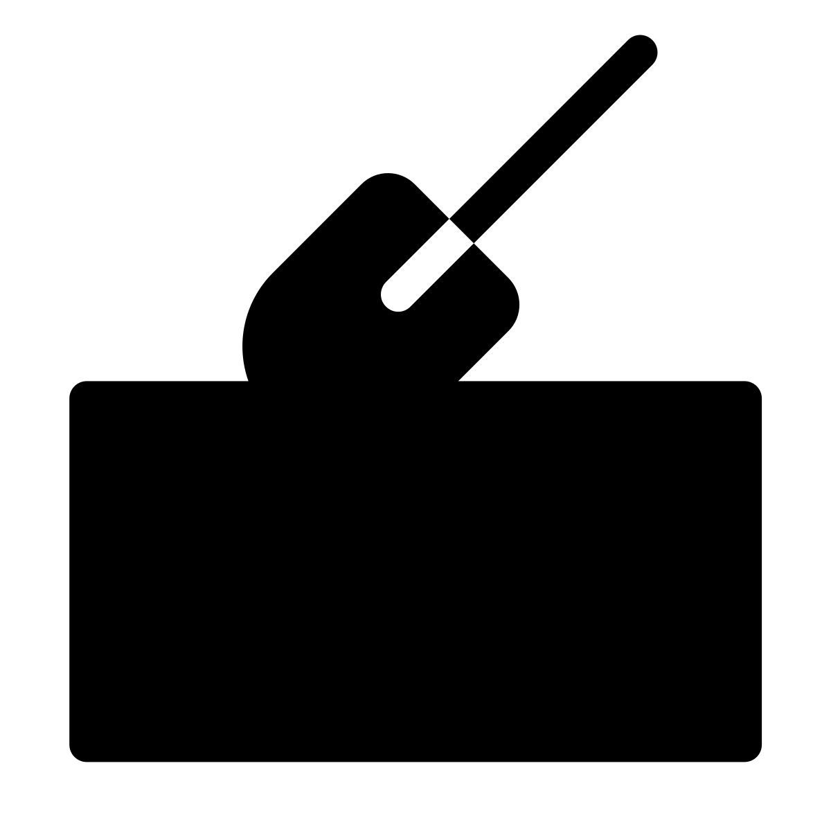 forma thin filled style 地面 icon