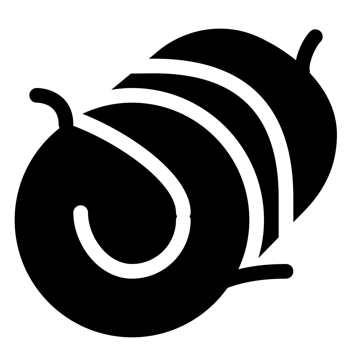 forma thin filled style 헤이 베일 icon