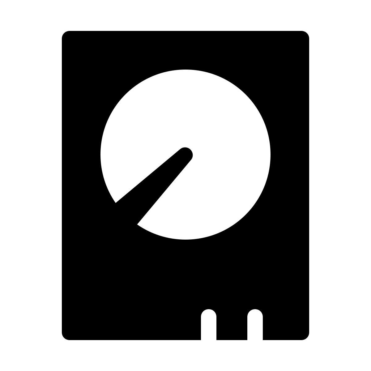 forma thin filled style hdd icon