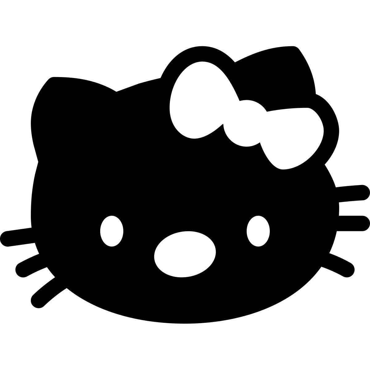 forma thin filled style hello kitty icon