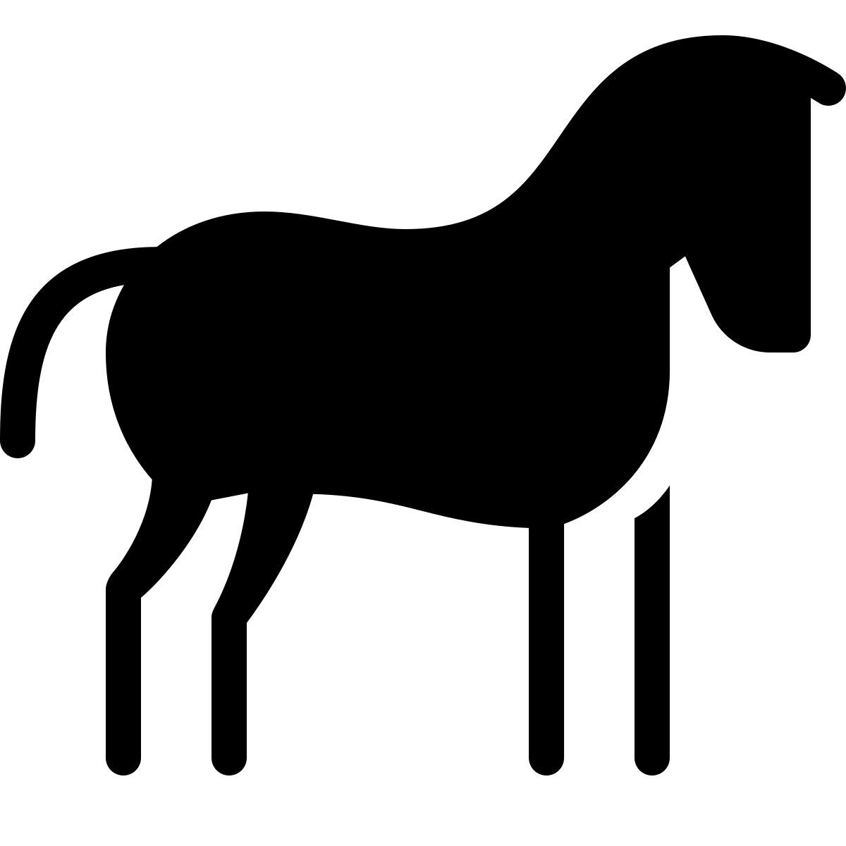 forma thin filled style 말 icon