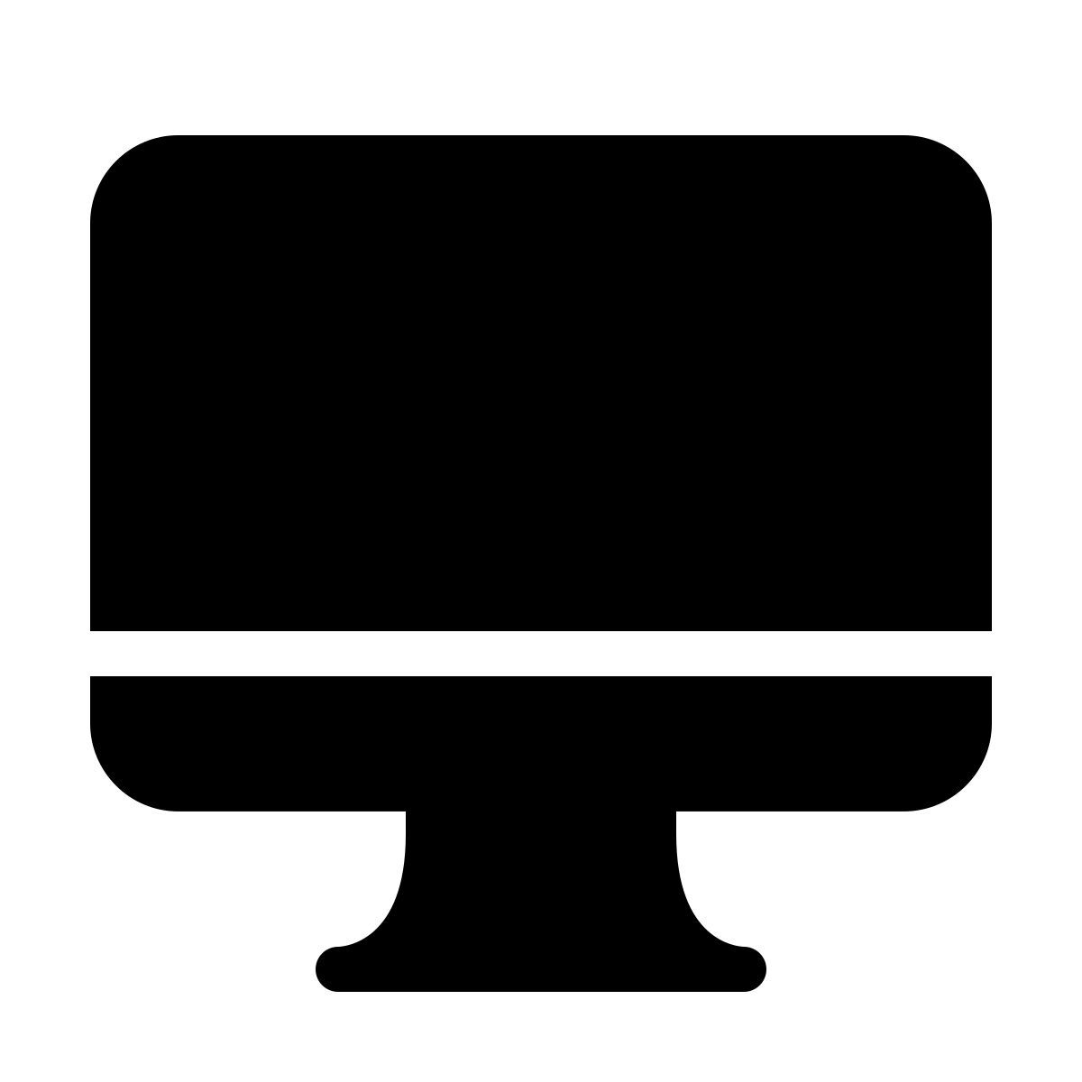forma thin filled style imac icon