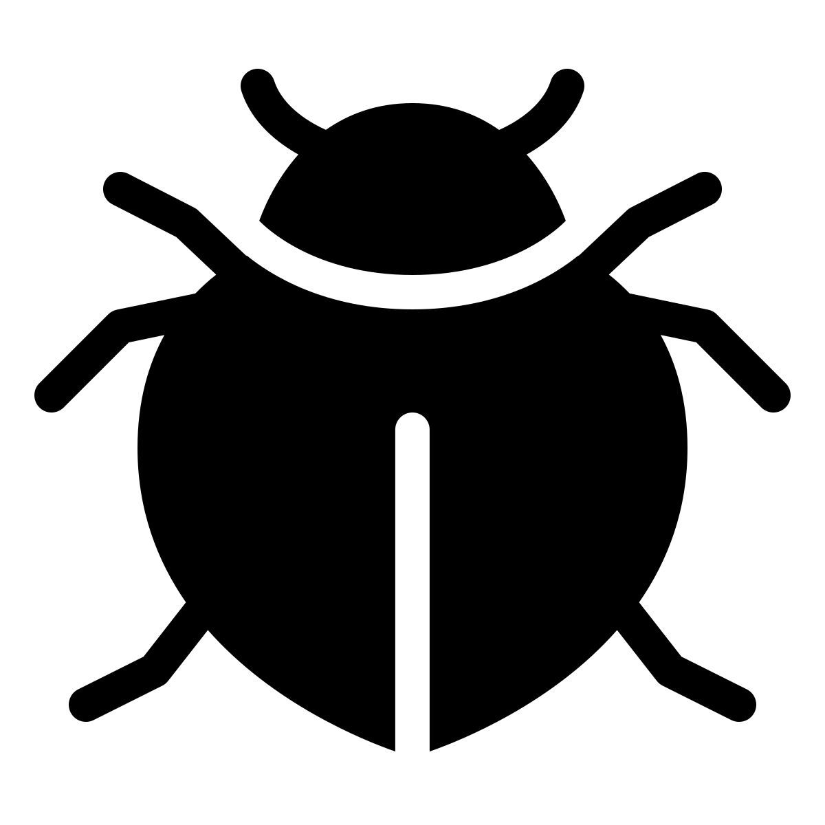 forma thin filled style 곤충 icon