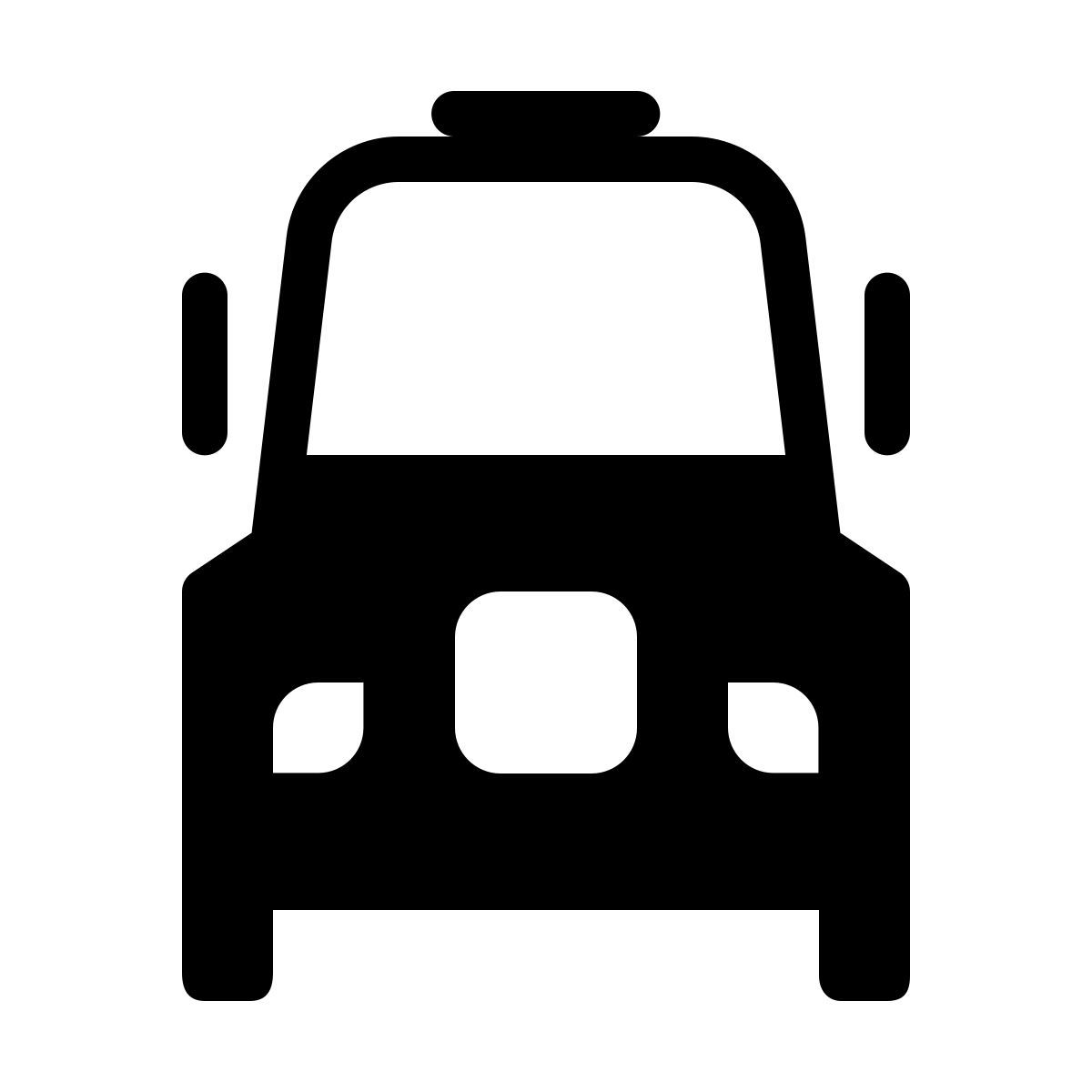 forma thin filled style poids lourd icon