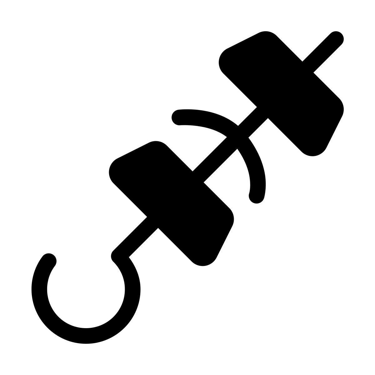 forma thin filled style brocheta icon