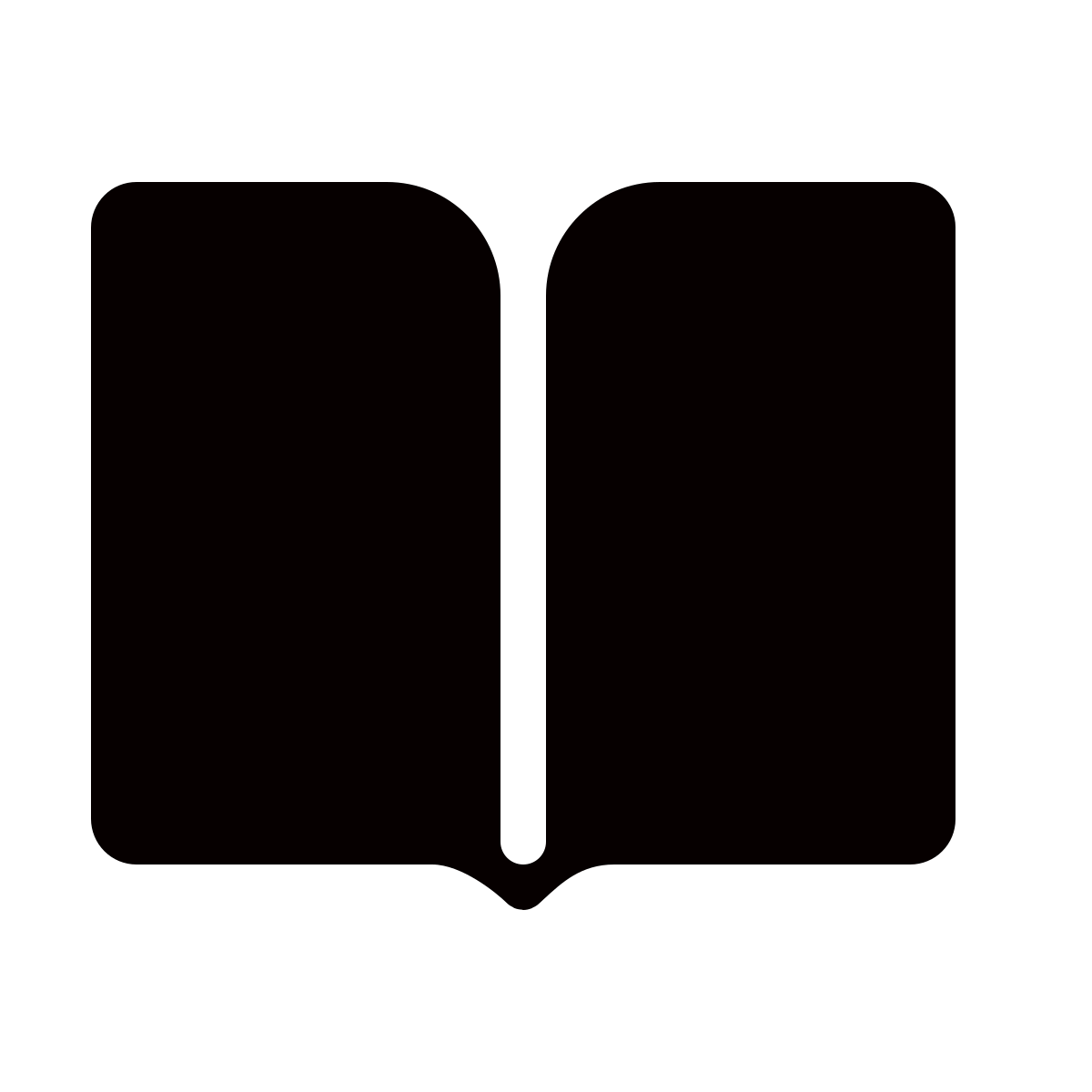 forma thin filled style literature icon