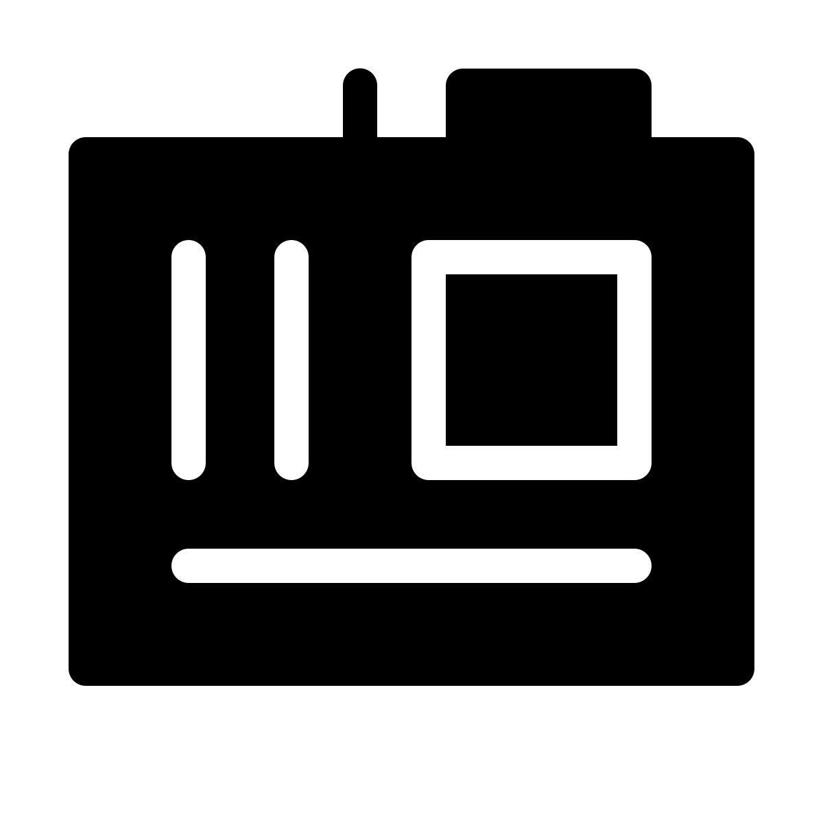 forma thin filled style motherboard icon