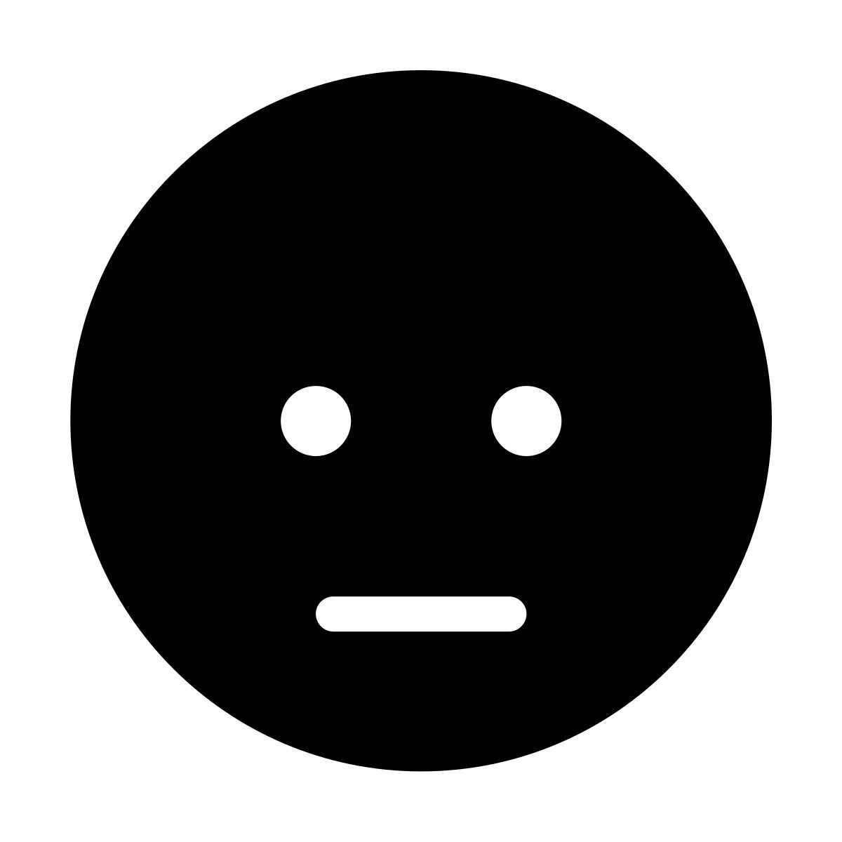 forma thin filled style neutral icon