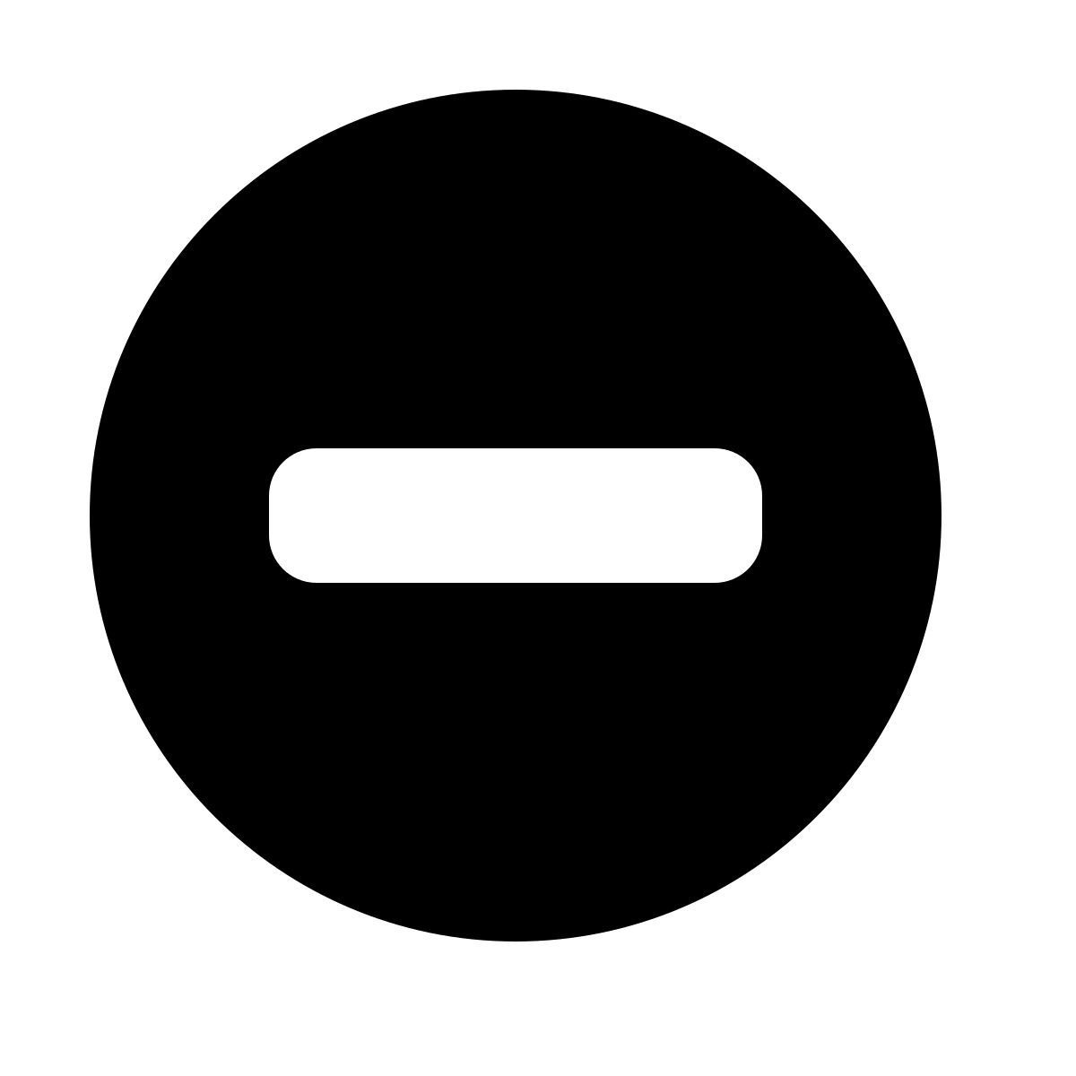 forma thin filled style divieto di ingresso icon