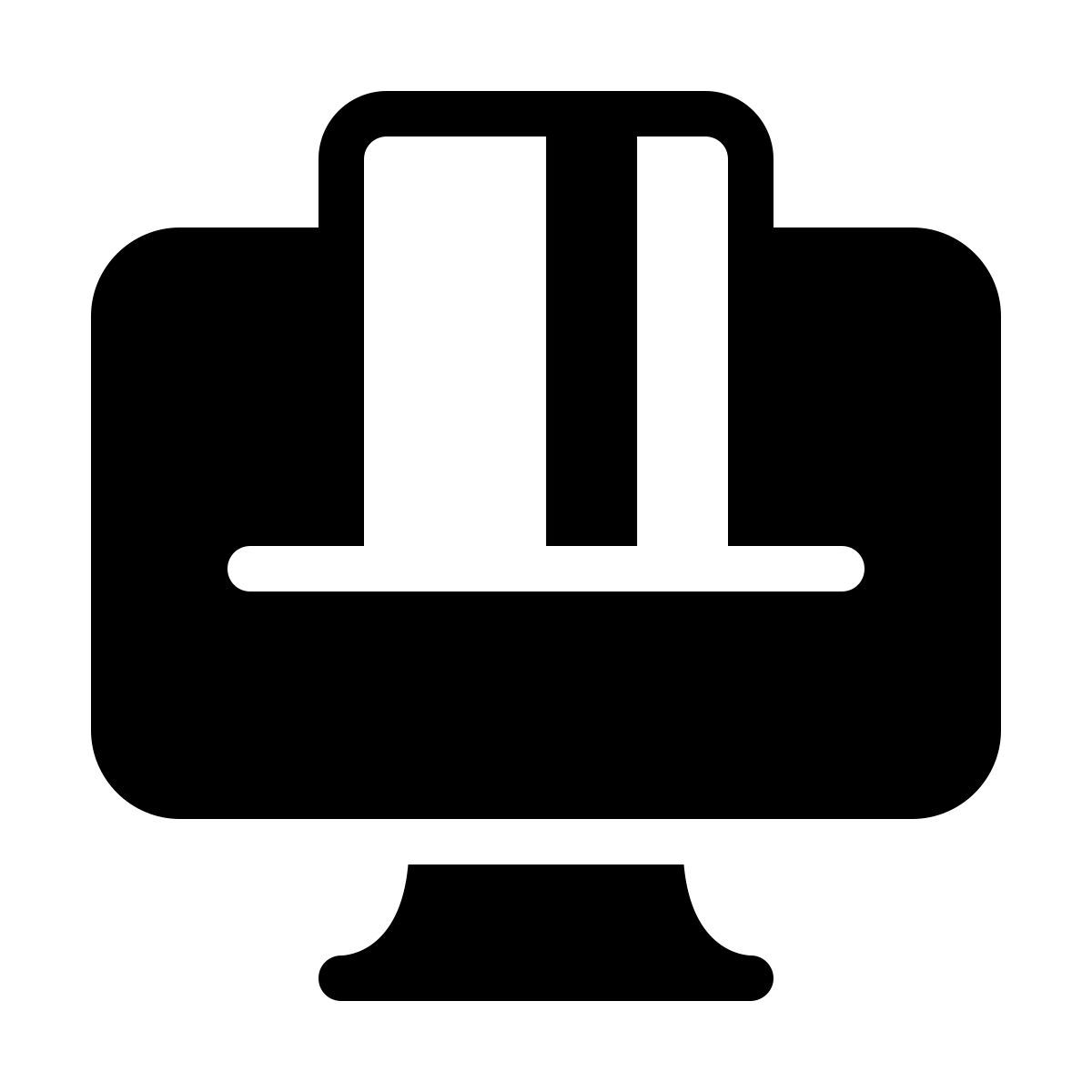 forma thin filled style pago online icon