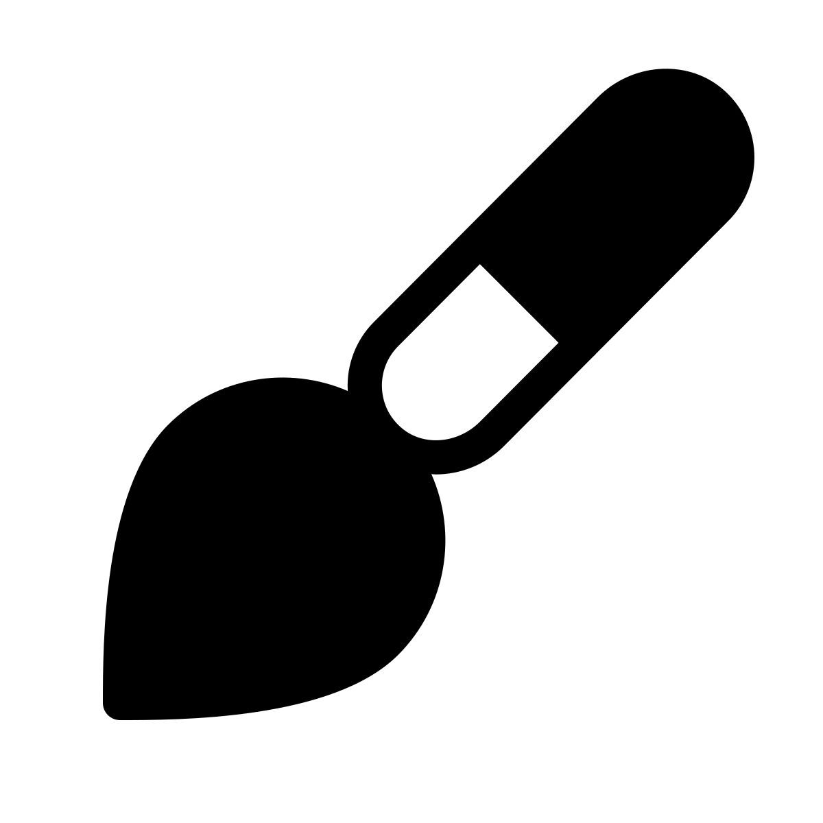 forma thin filled style paint icon