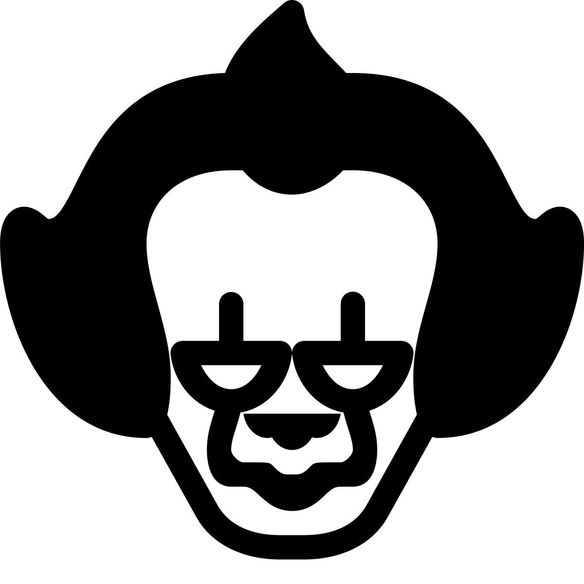 forma thin filled style pennywise icon