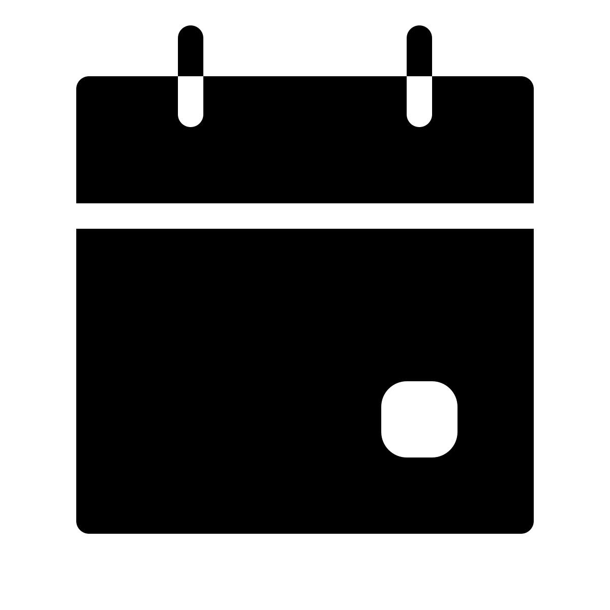 forma thin filled style planner icon