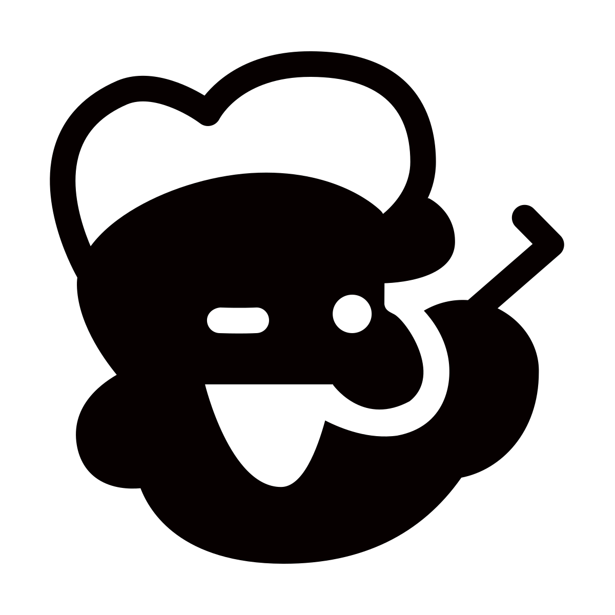 forma thin filled style popeye icon