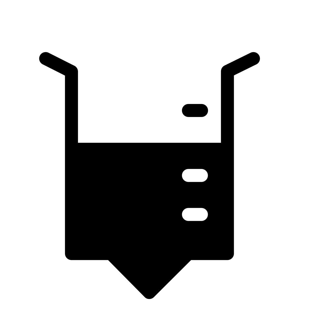 forma thin filled style 雨量计 icon