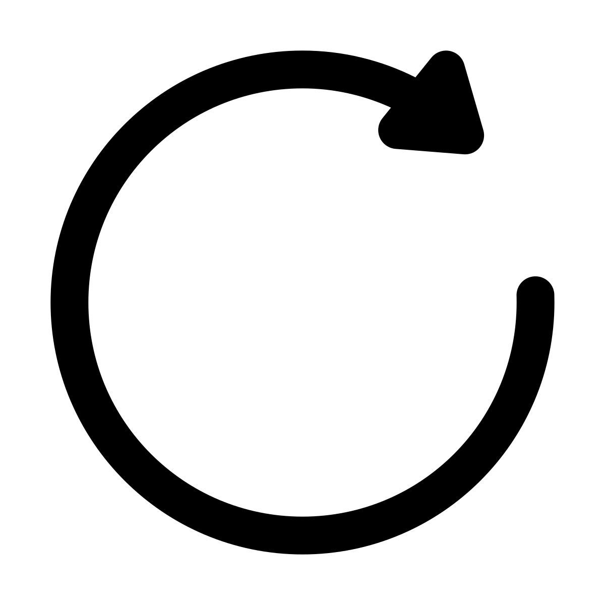 forma thin filled style reset icon