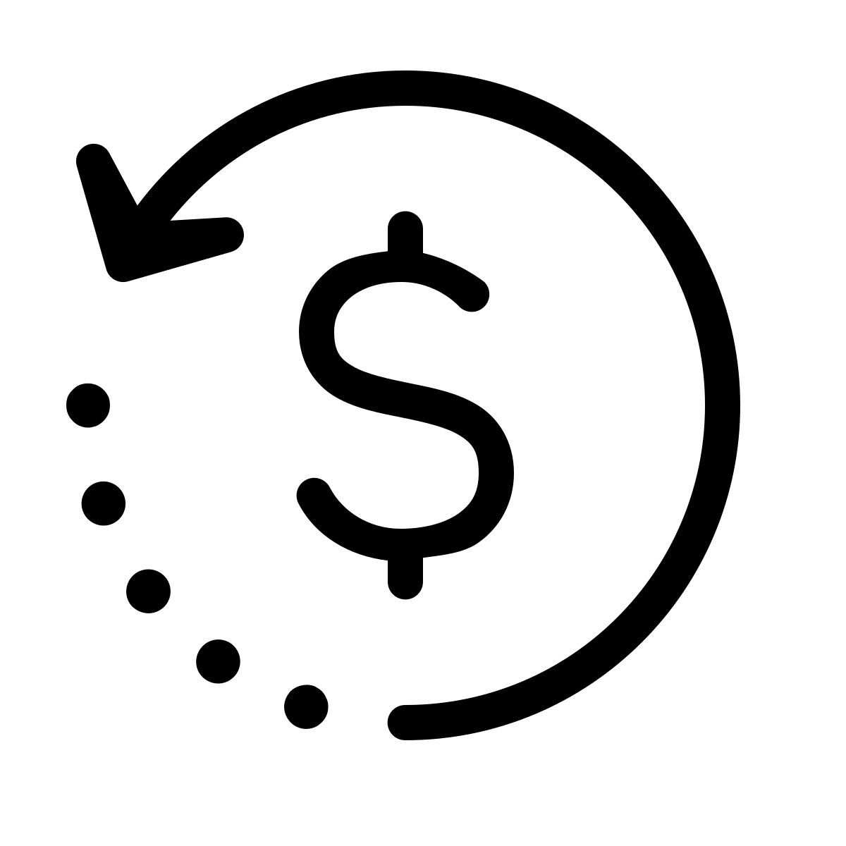 forma thin filled style transaction icon