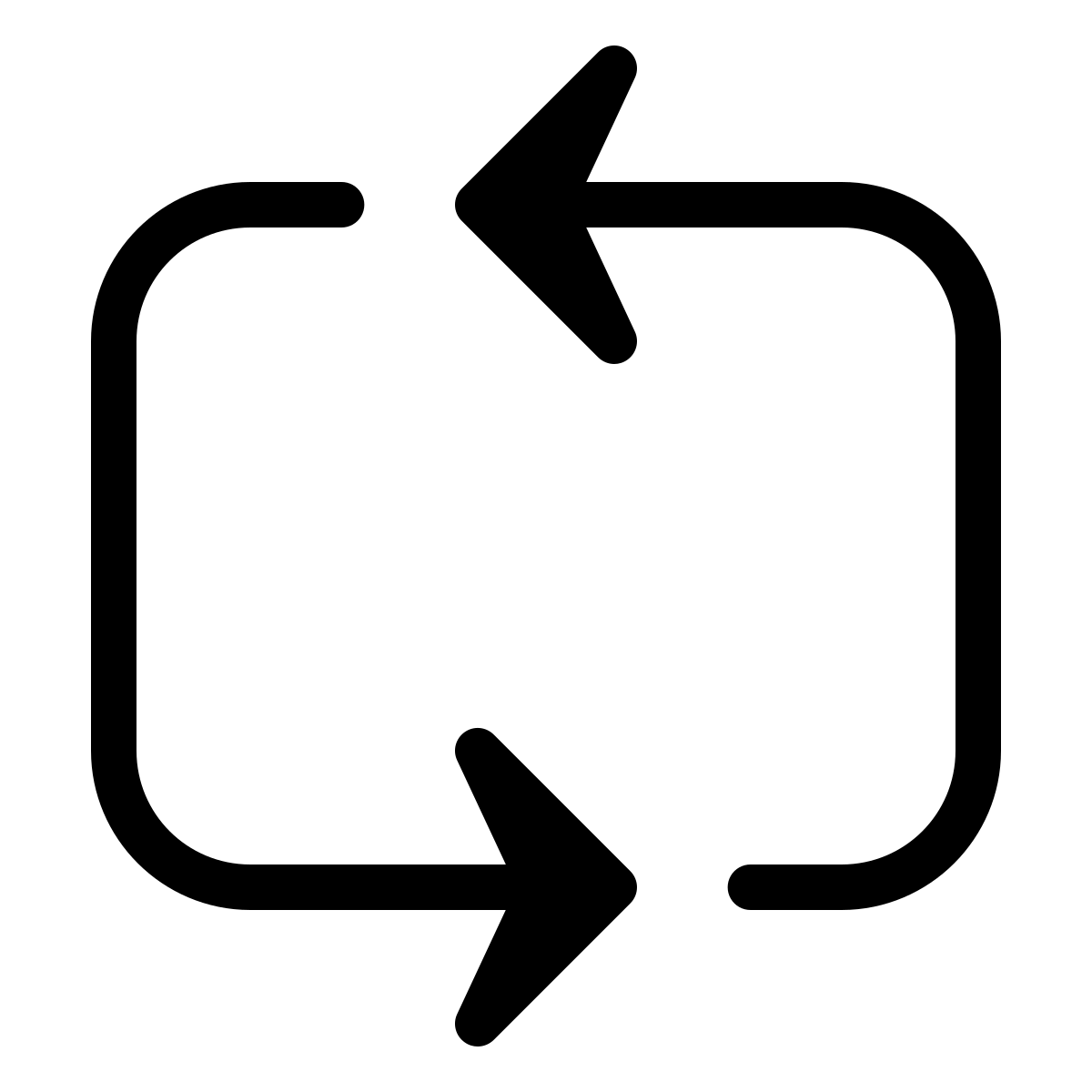 forma thin filled style repeat icon