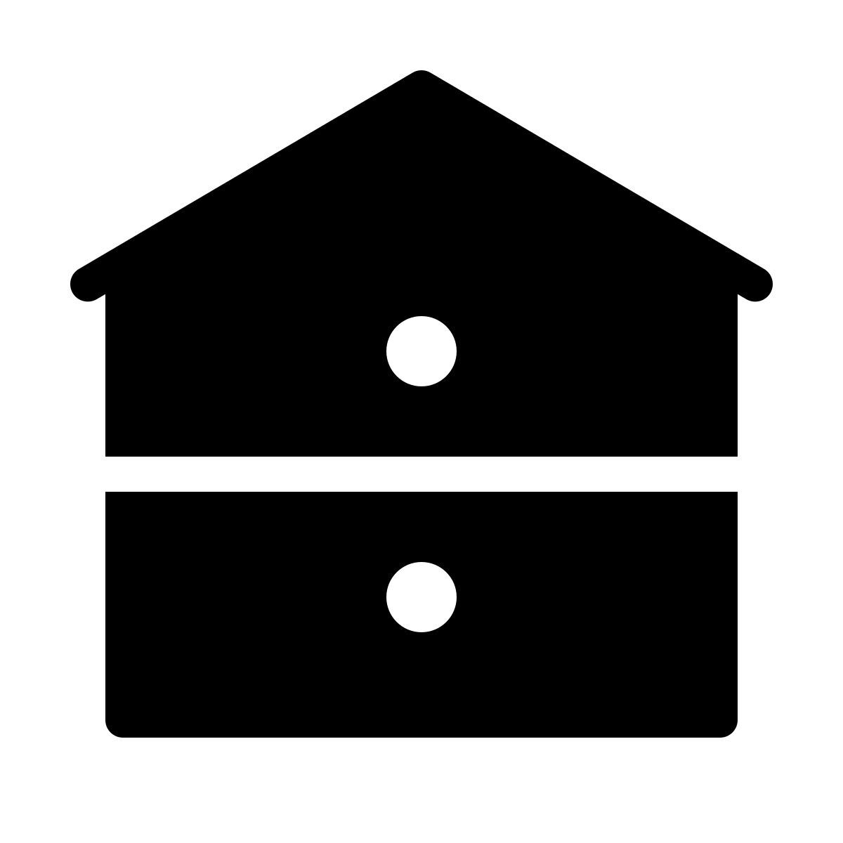 forma thin filled style 루트 서버 icon