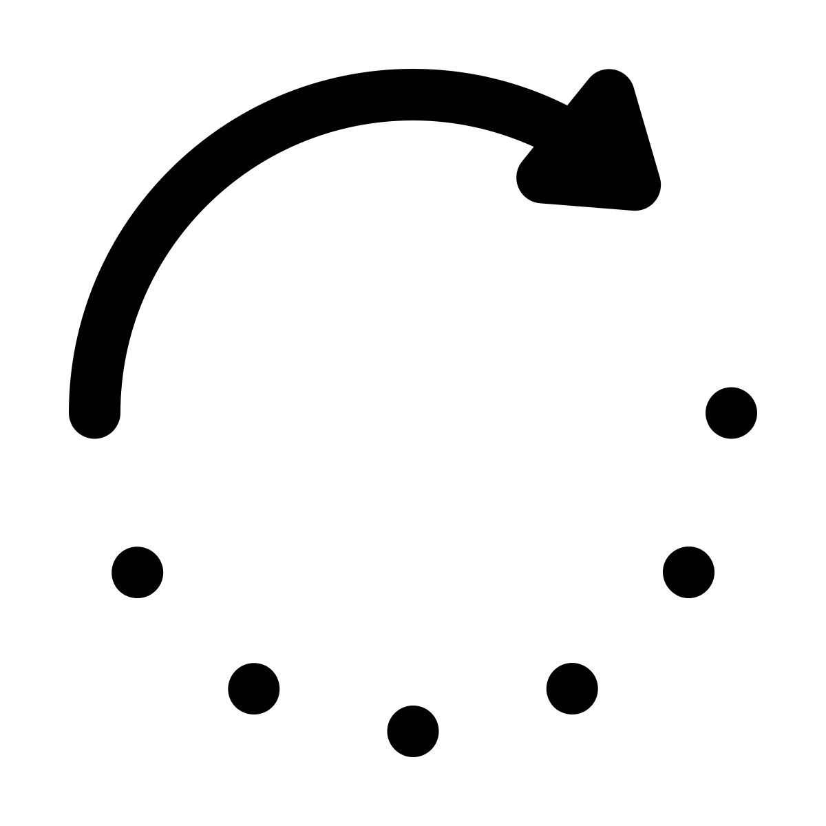 forma thin filled style tourner à droite icon