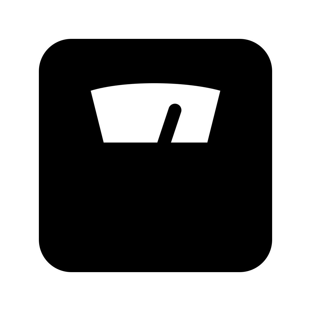 forma thin filled style 秤 icon