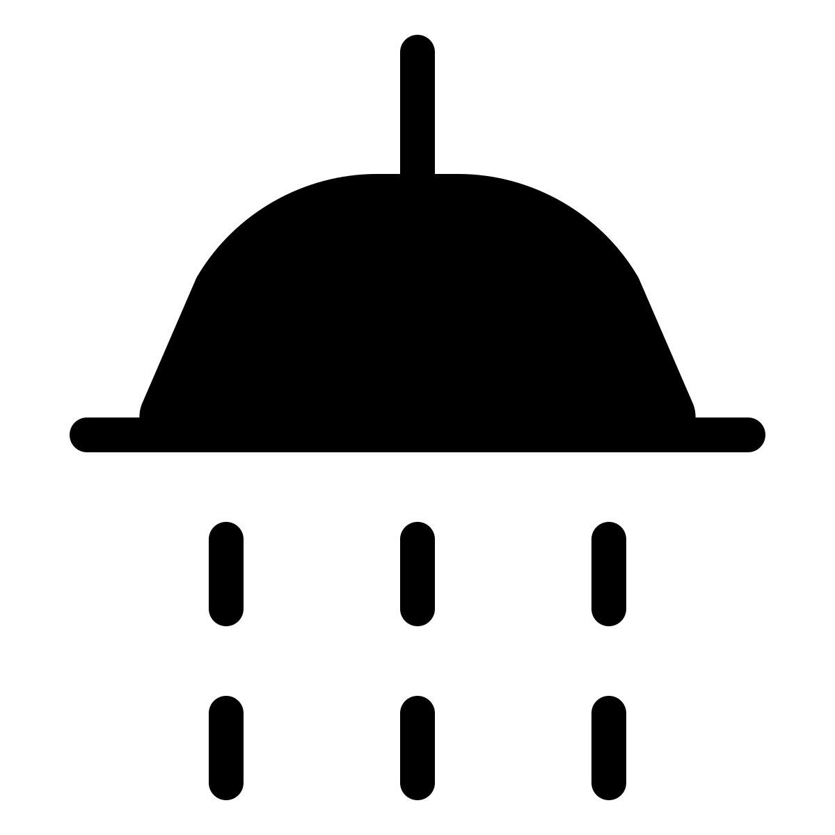 forma thin filled style doccia icon