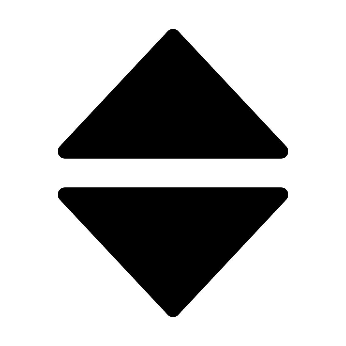 forma thin filled style sorting arrowheads icon