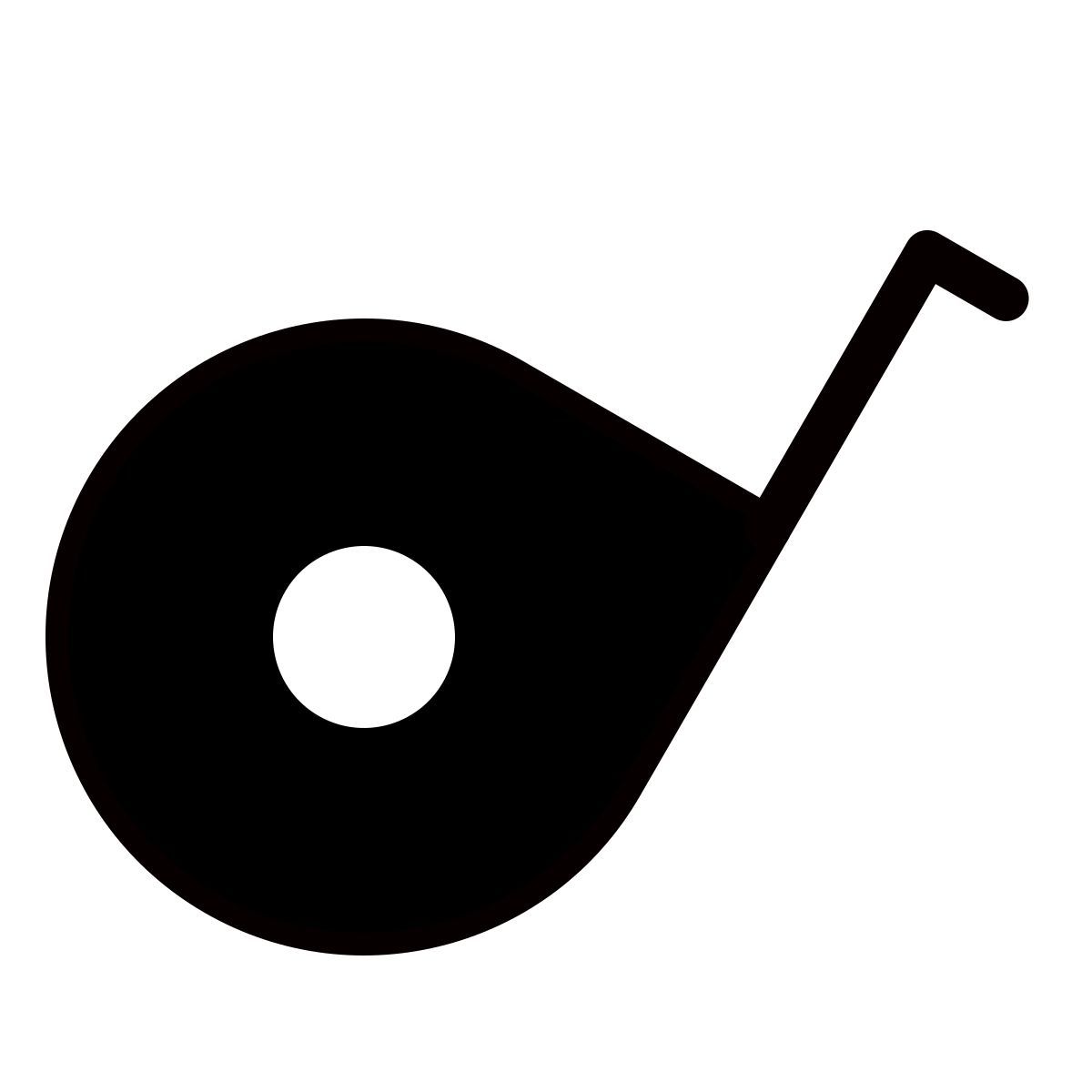 forma thin filled style 줄자 icon